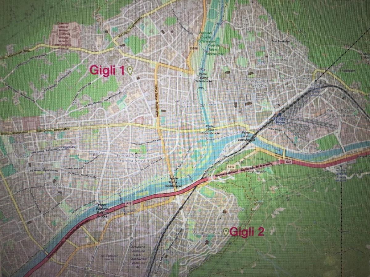 Guesthouse Gigli 2 - Free Tourist Card & Car Parking - No Trucks Больцано Экстерьер фото